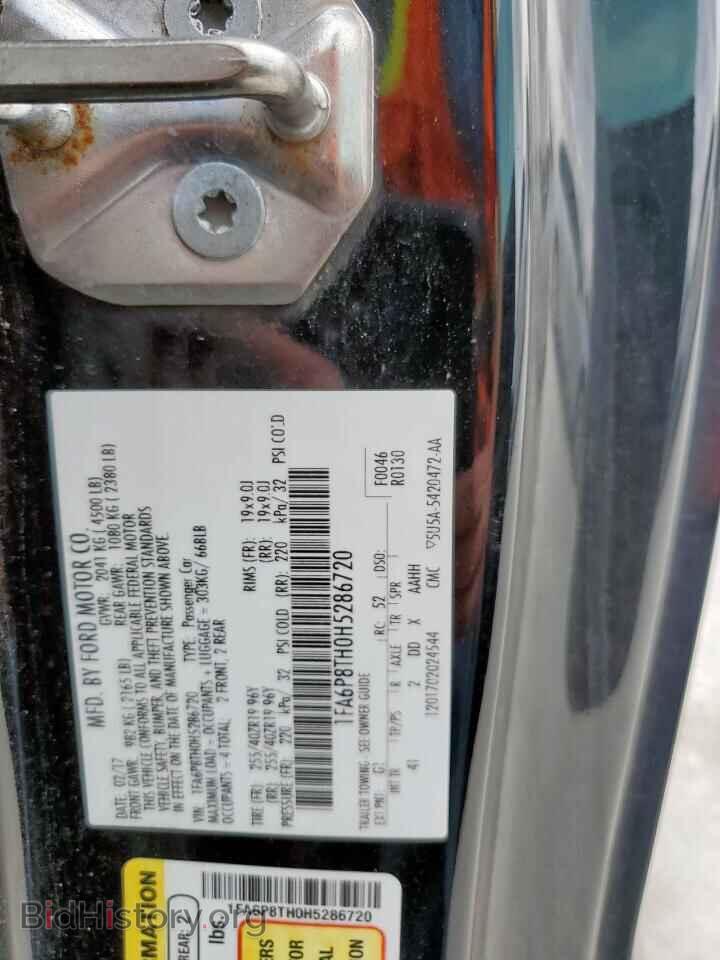 2017 FORD ALL Models - VIN: 1FA6P8TH0H5286720 - Фото 12