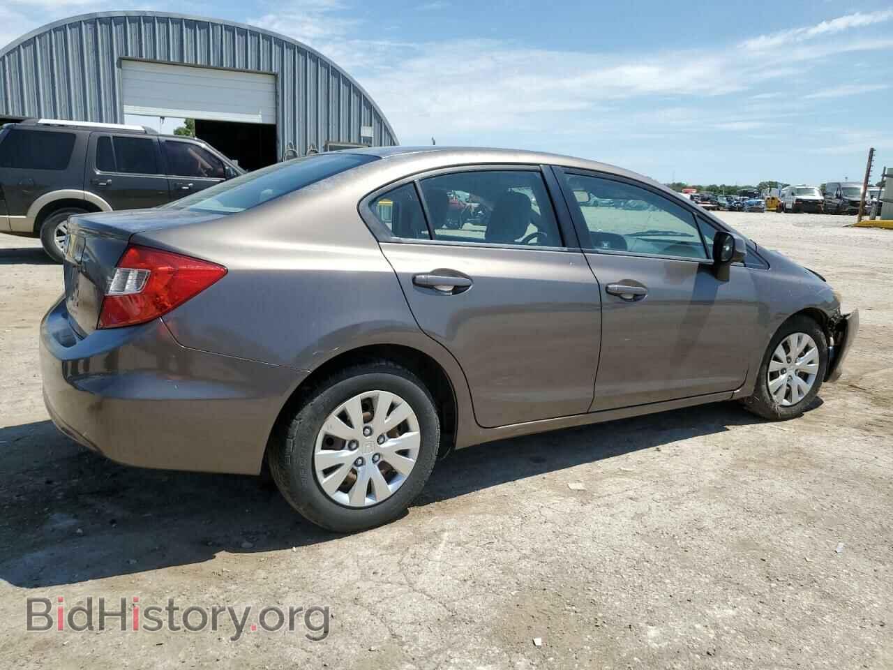 2012 HONDA CIVIC - VIN: 2HGFB2F54CH557630 - Фото 3