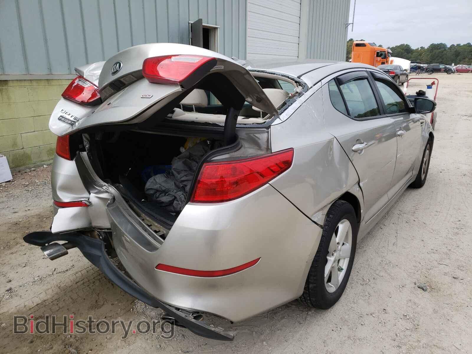 2015 KIA OPTIMA - VIN: KNAGM4A73F5547231 - Photo 4