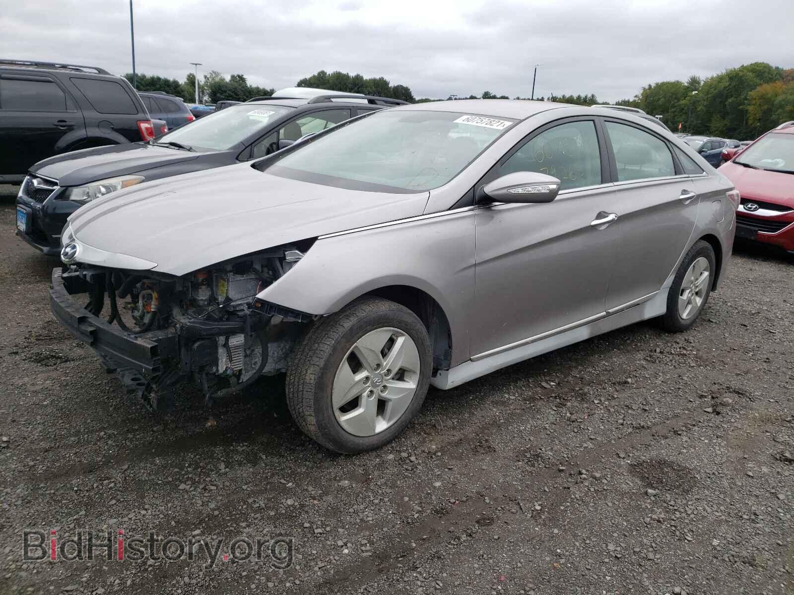 2012 HYUNDAI SONATA - VIN: KMHEC4A42CA021710 - Фото 2