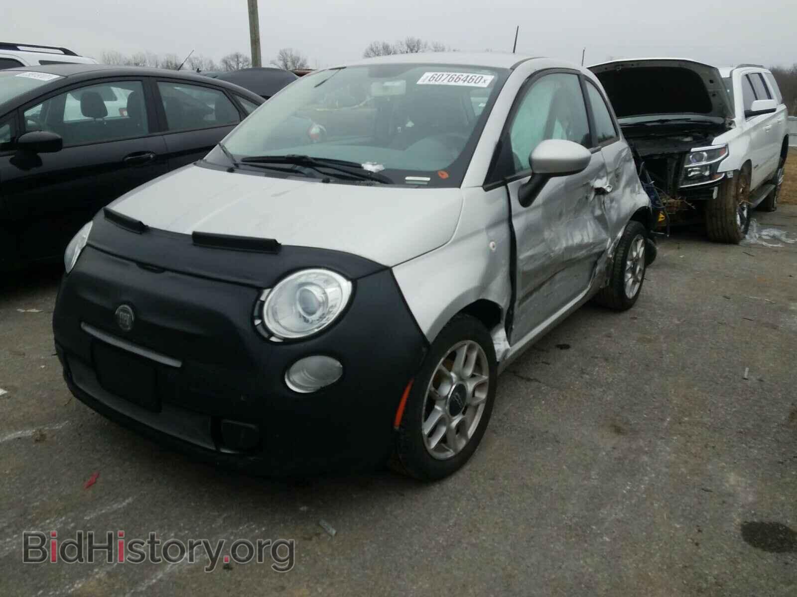 2012 FIAT 500 - VIN: 3C3CFFAR2CT233417 - Фото 2