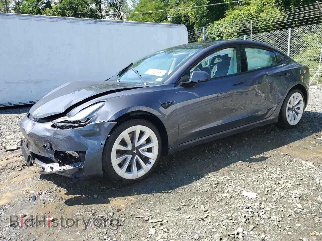 Photo 5YJ3E1EB9NF291363 - TESLA MODEL 3 2022