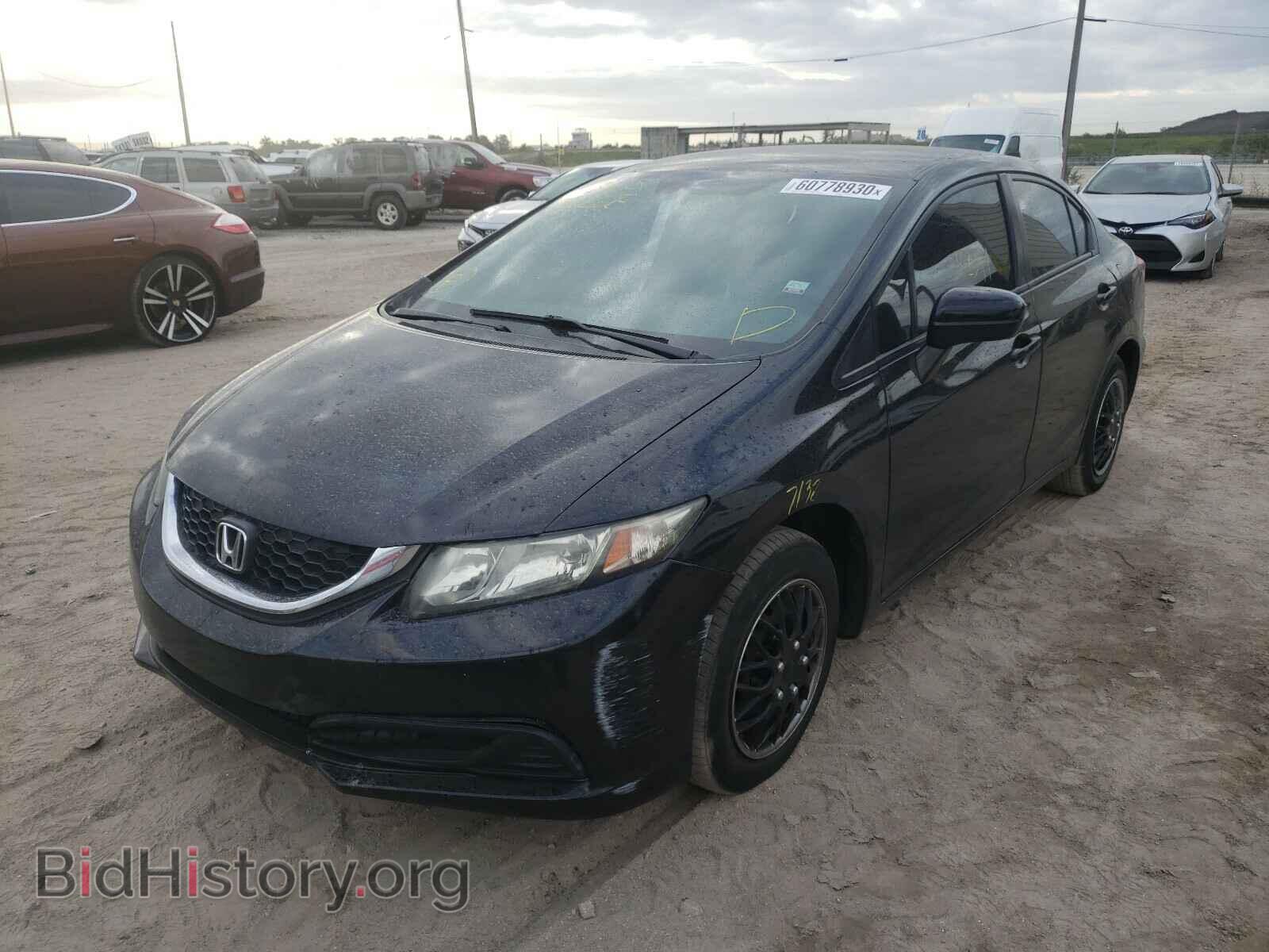 2014 HONDA CIVIC - VIN: 19XFB2F53EE054457 - Фото 2