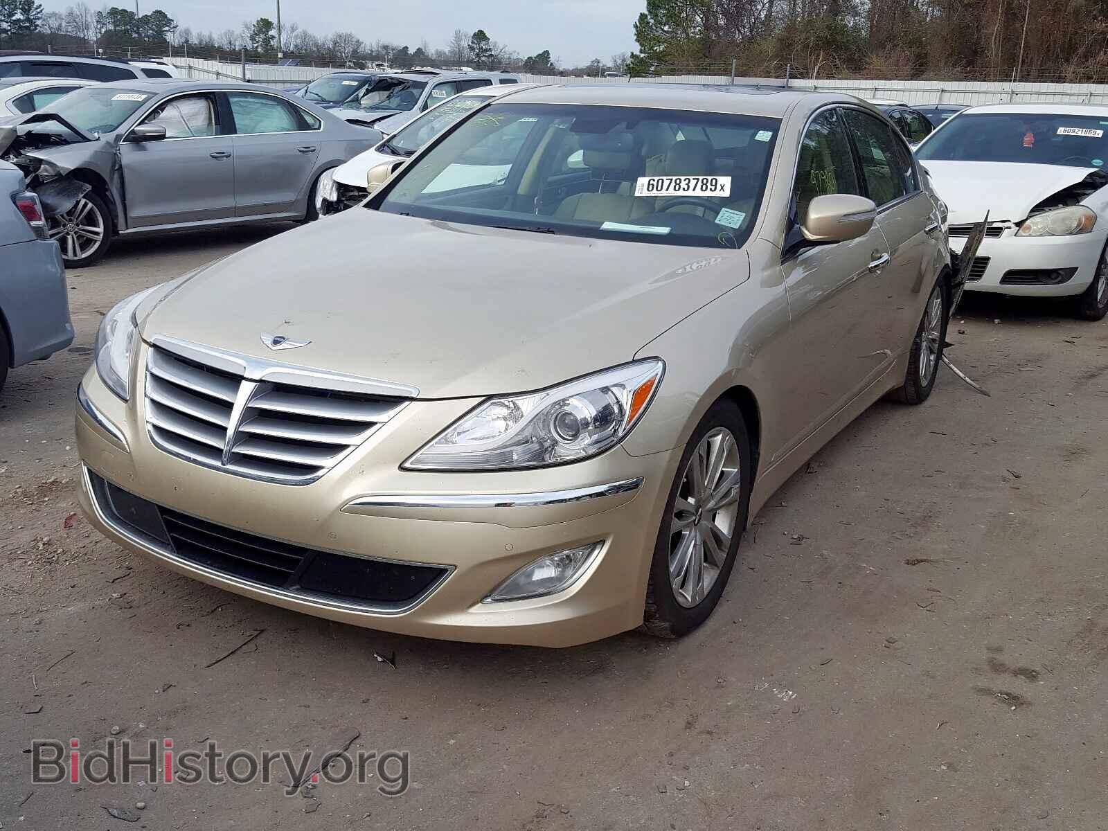 2012 HYUNDAI GENESIS - VIN: KMHGC4DD4CU179372 - Фото 2