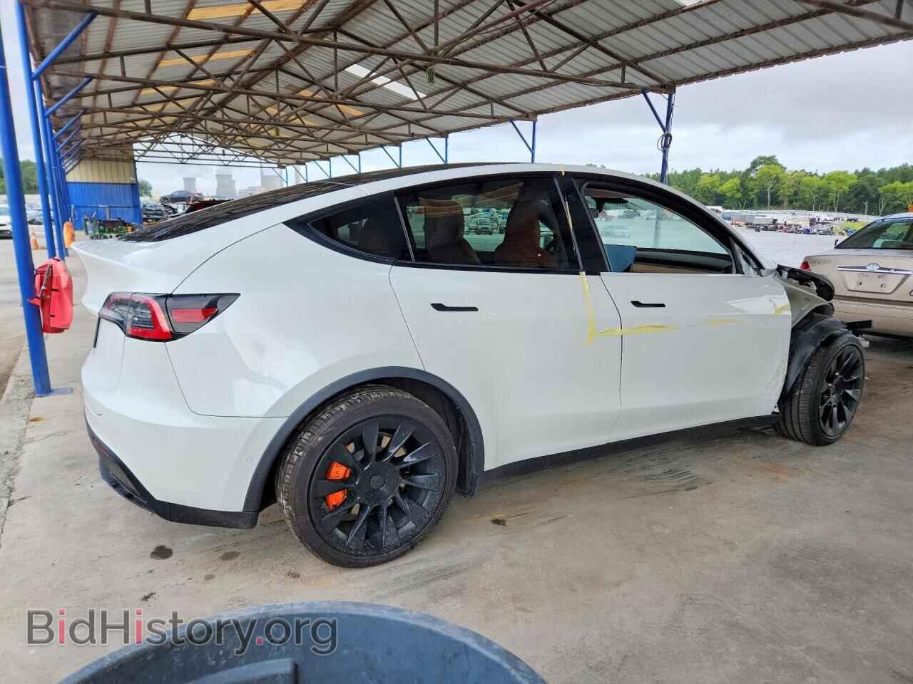 2021 TESLA MODEL Y - VIN: 5YJYGDED3MF103714 - Фото 3
