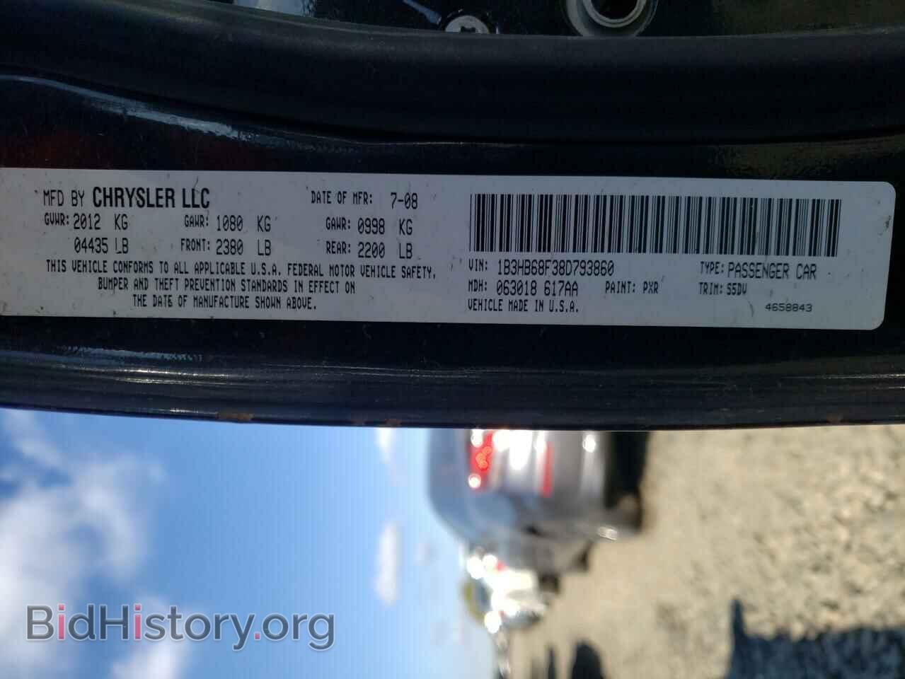 2008 DODGE CALIBER - VIN: 1B3HB68F38D793860 - Фото 10