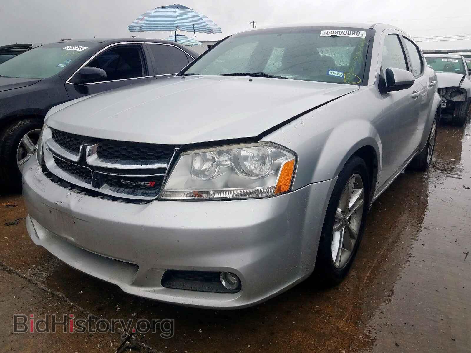 2012 DODGE AVENGER - VIN: 1C3CDZCB2CN220884 - Фото 2