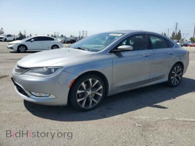 2016 Chrysler 200 C, серый — VIN 1C3CCCCB4GN105287, Copart