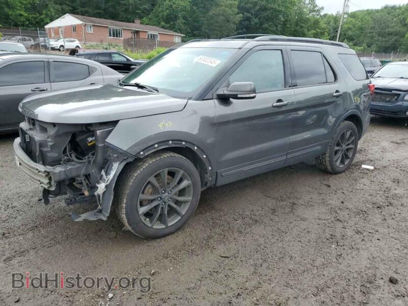 2017 Ford EXPLORER XLT (VIN 1FM5K8D86HGB50675) — photo 1 of 14, Copart, damage: front end