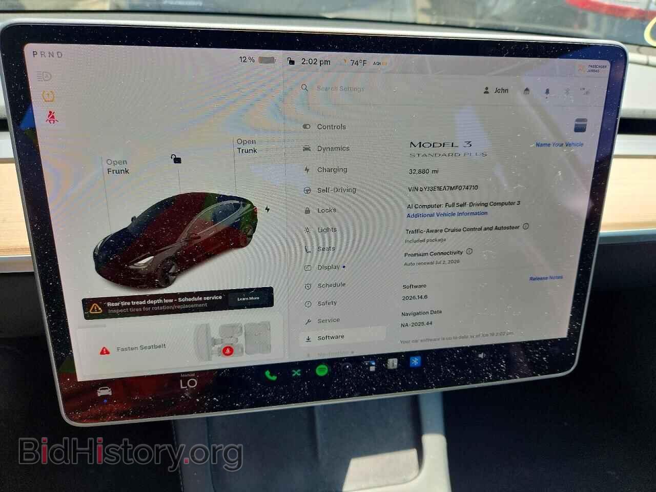 2021 TESLA MODEL 3 - VIN: 5YJ3E1EA7MF074710 - Photo 9