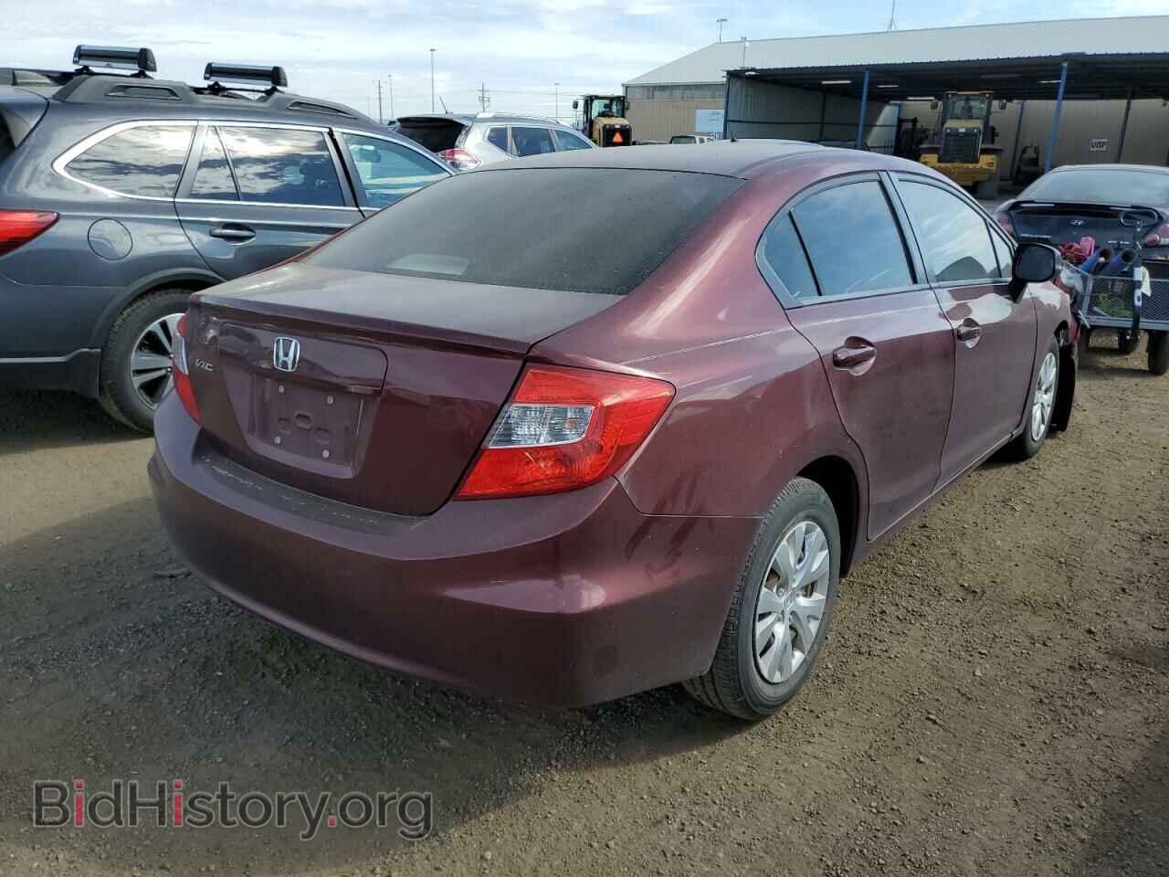 2012 HONDA CIVIC - VIN: 2HGFB2F50CH567975 - Photo 4