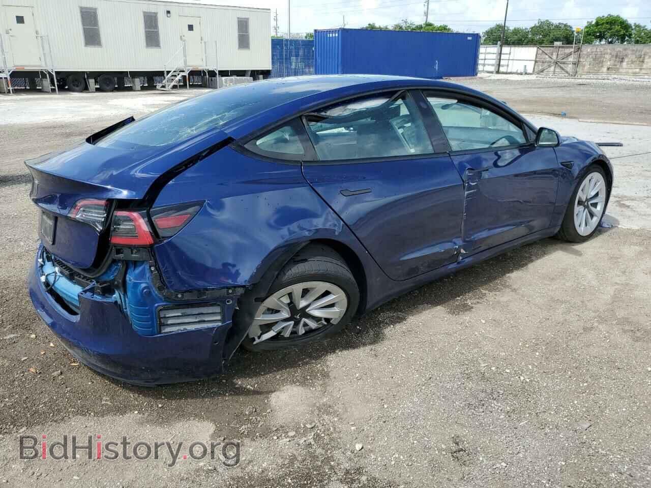 2022 TESLA MODEL 3 - VIN: 5YJ3E1EA4NF371323 - Photo 3