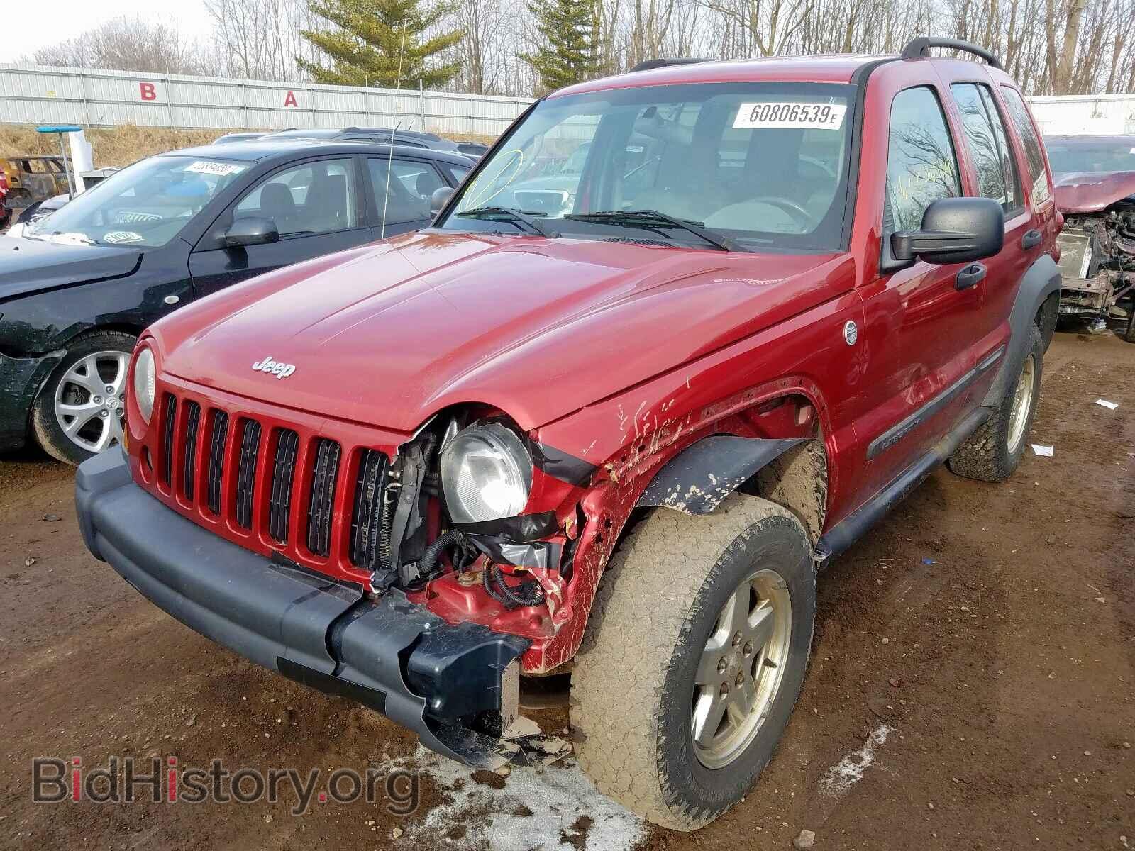 2007 JEEP LIBERTY SP - VIN: 1J4GL48K77W515341 - Фото 2