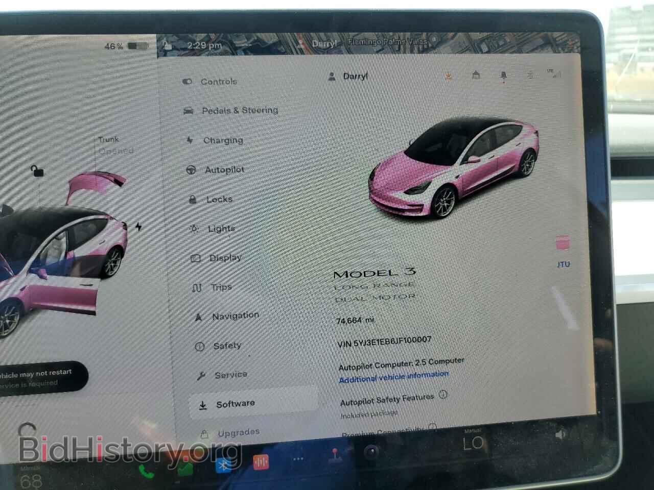 2018 TESLA MODEL 3 - VIN: 5YJ3E1EB6JF100007 - Фото 9