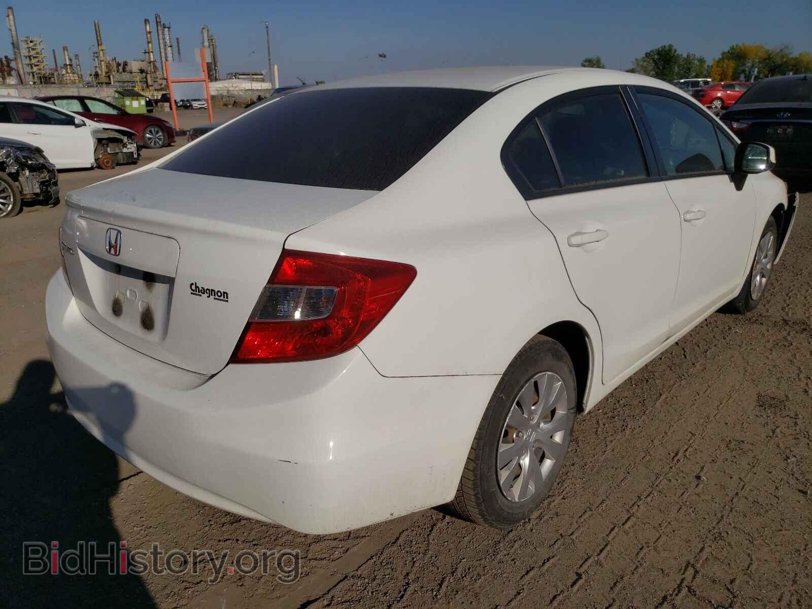 2012 HONDA CIVIC - VIN: 2HGFB2F47CH105422 - Фото 4