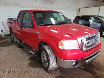 2008 Ford F150, красный — VIN 1FTPX14V78FB49147, Copart