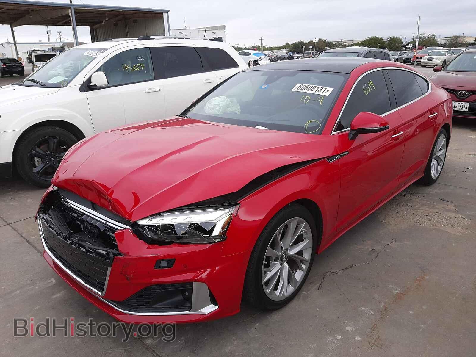 2021 AUDI A5 - VIN: WAUBBCF57MA012344 - Фото 2