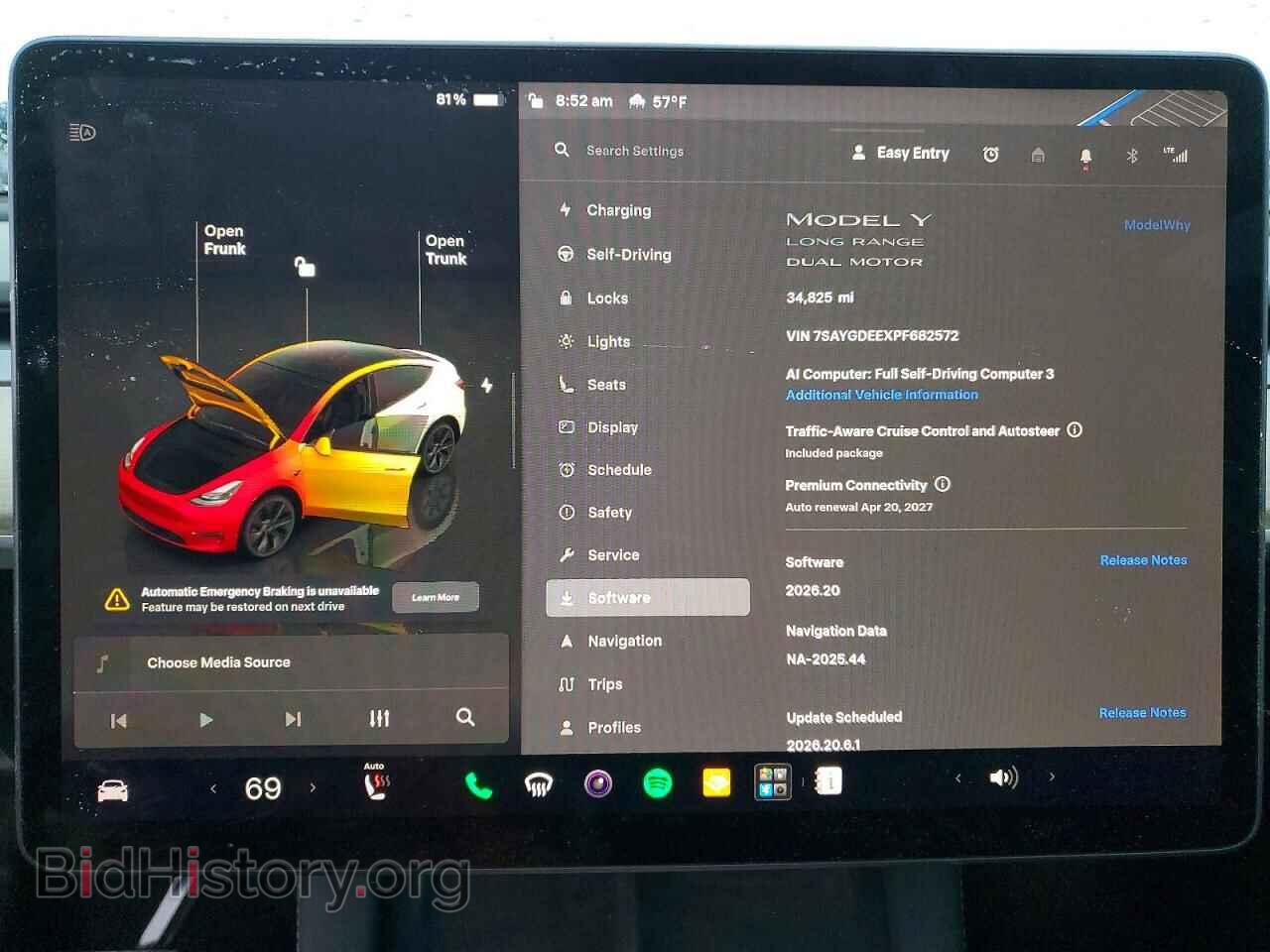 2023 TESLA MODEL Y - VIN: 7SAYGDEEXPF682572 - Photo 9