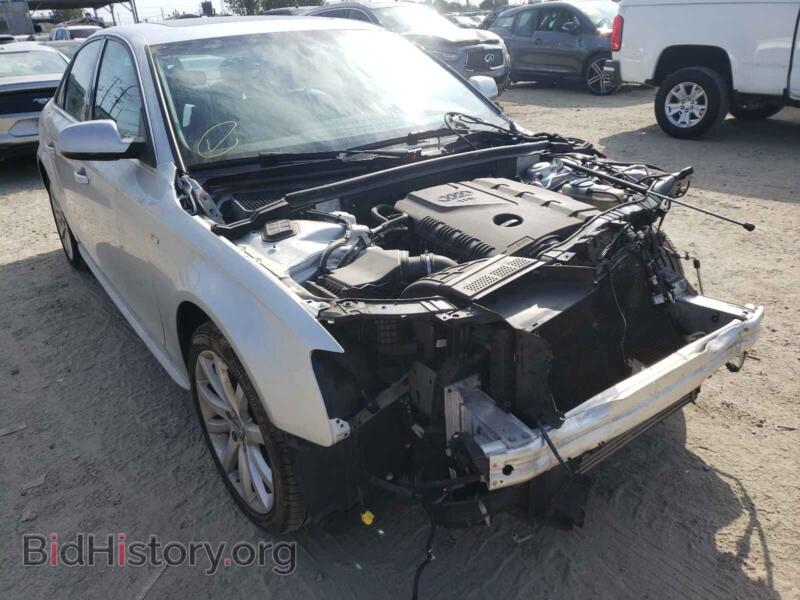 2014 Audi A4 A4 Premium (VIN WAUAFAFL0EA115545) — фото 1 из 10, Copart, повреждение: передняя часть