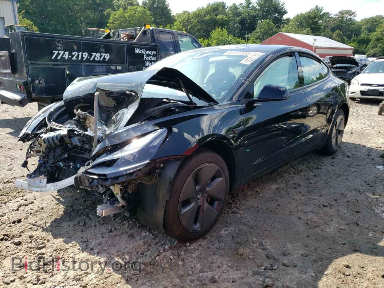 Photo 5YJ3E1EB0NF319860 - TESLA MODEL 3 2022