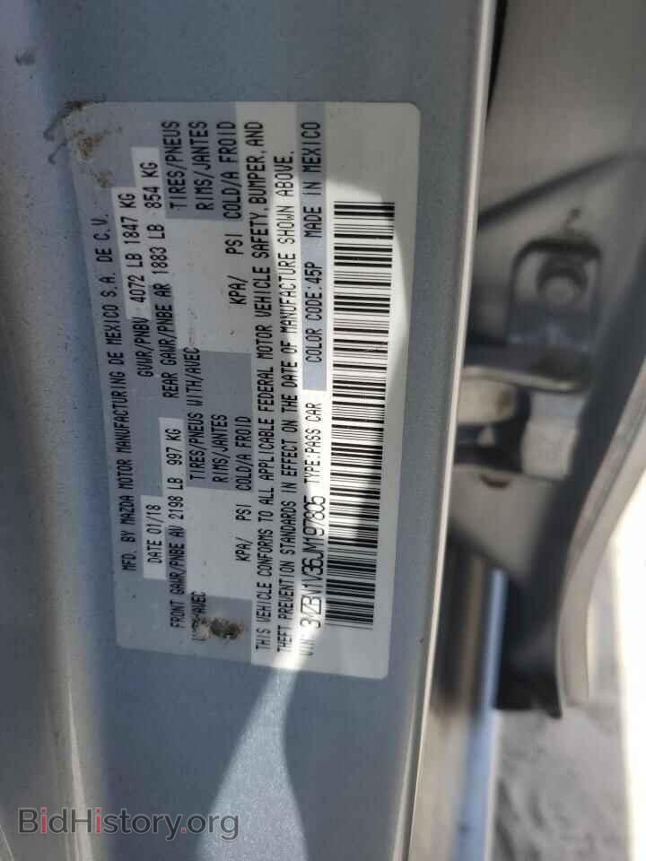 2018 MAZDA 3 - VIN: 3MZBN1V36JM197805 - Фото 12