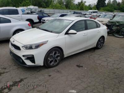 2019 Kia FORTE FE, белый — VIN 3KPF24AD2KE082546, Copart