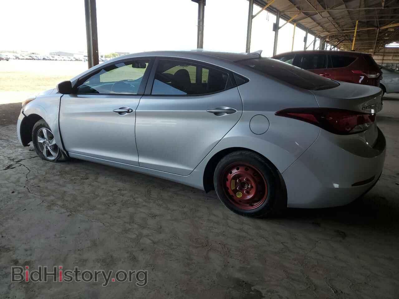 2014 HYUNDAI ELANTRA - VIN: KMHDH4AE7EU107635 - Фото 2