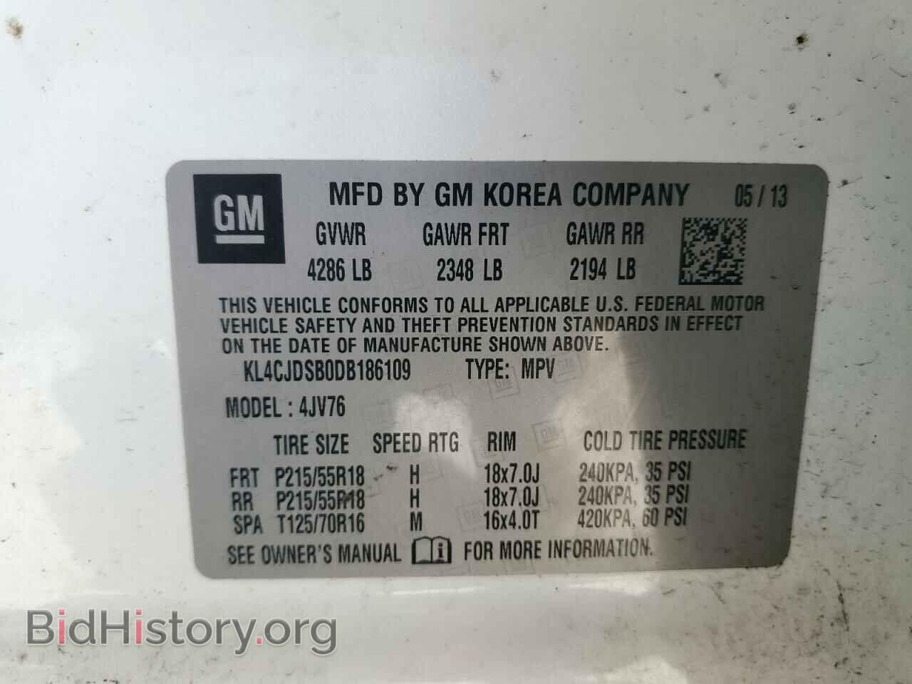 2013 BUICK ENCORE - VIN: KL4CJDSB0DB186109 - Photo 10