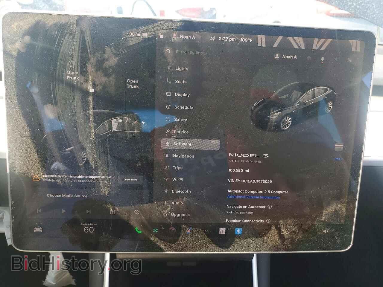 2018 TESLA MODEL 3 - VIN: 5YJ3E1EA0JF178029 - Photo 9