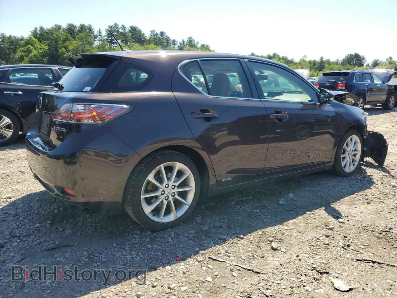 2012 LEXUS CT 200 - VIN: JTHKD5BH5C2073448 - Фото 3