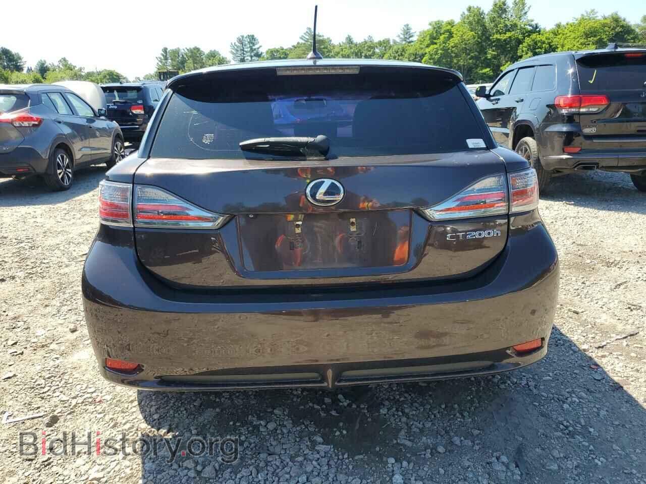 2012 LEXUS CT 200 - VIN: JTHKD5BH5C2073448 - Фото 6