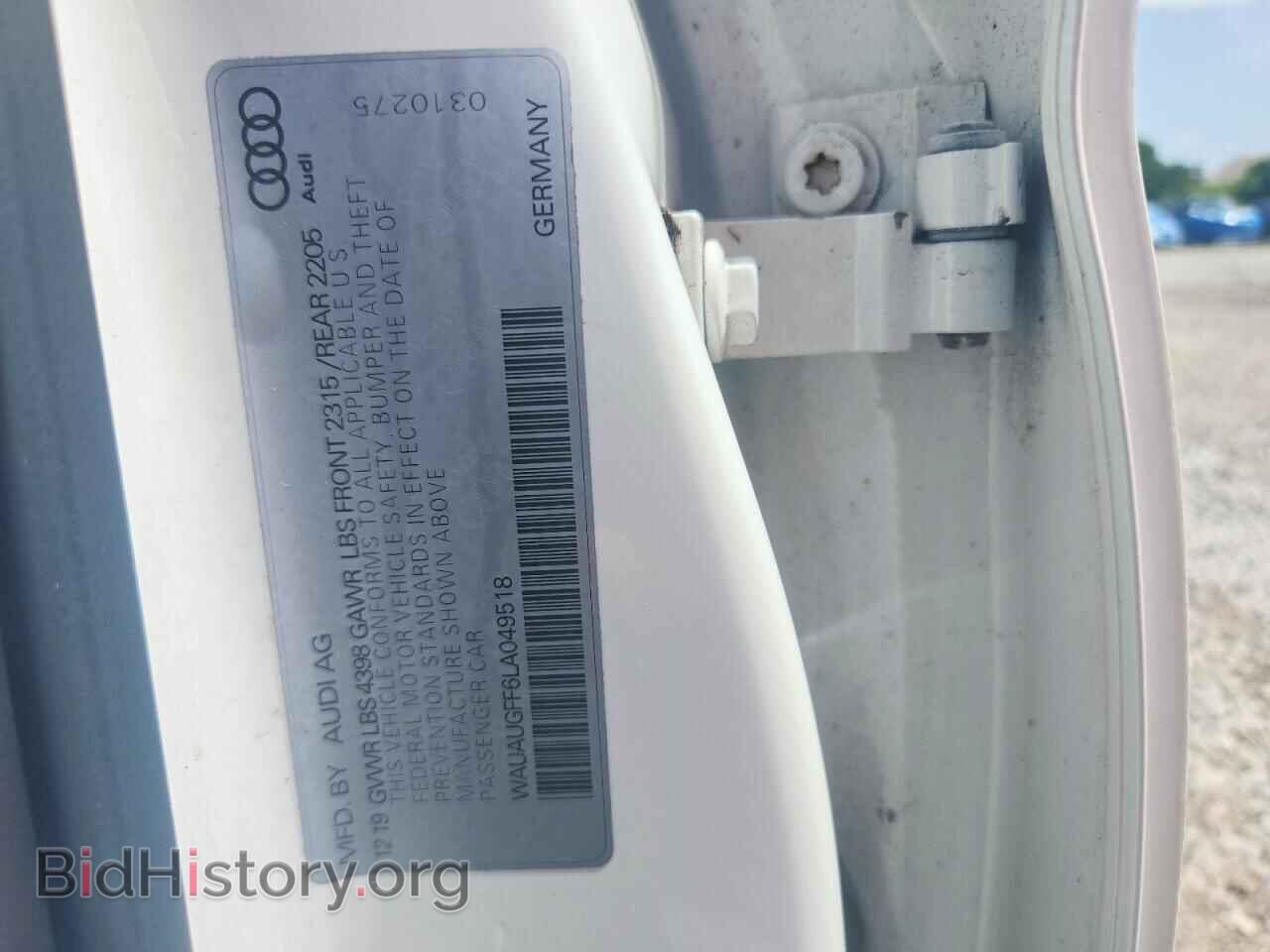 2020 AUDI A3 - VIN: WAUAUGFF6LA049518 - Photo 12