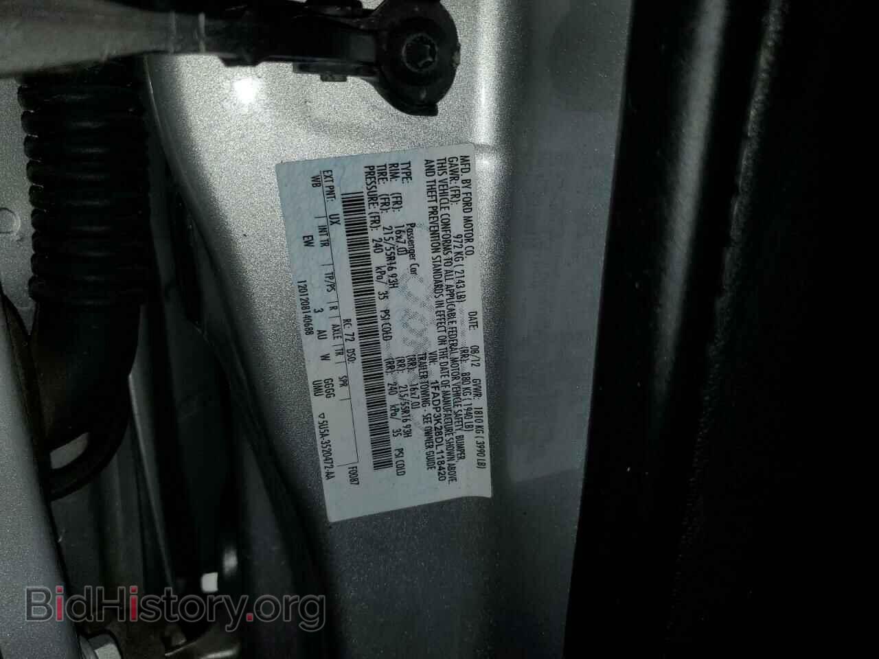 2013 FORD FOCUS - VIN: 1FADP3K28DL118420 - Фото 10