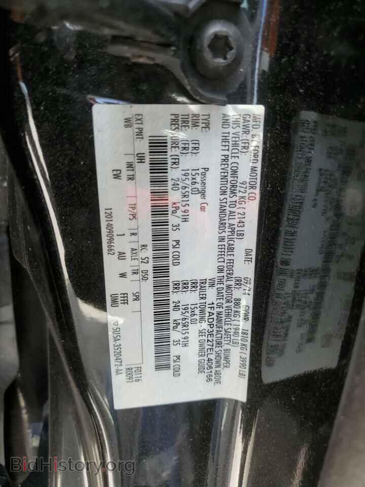 2014 FORD FOCUS - VIN: 1FADP3E27EL406166 - Фото 12
