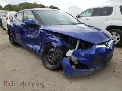 2012 Hyundai VELOSTER, синий — VIN KMHTC6AD9CU072638, Copart