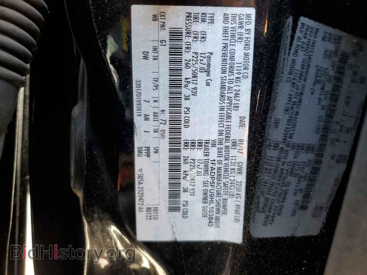 2017 FORD CMAX - VIN: 1FADP5FU9HL103843 - Photo 13