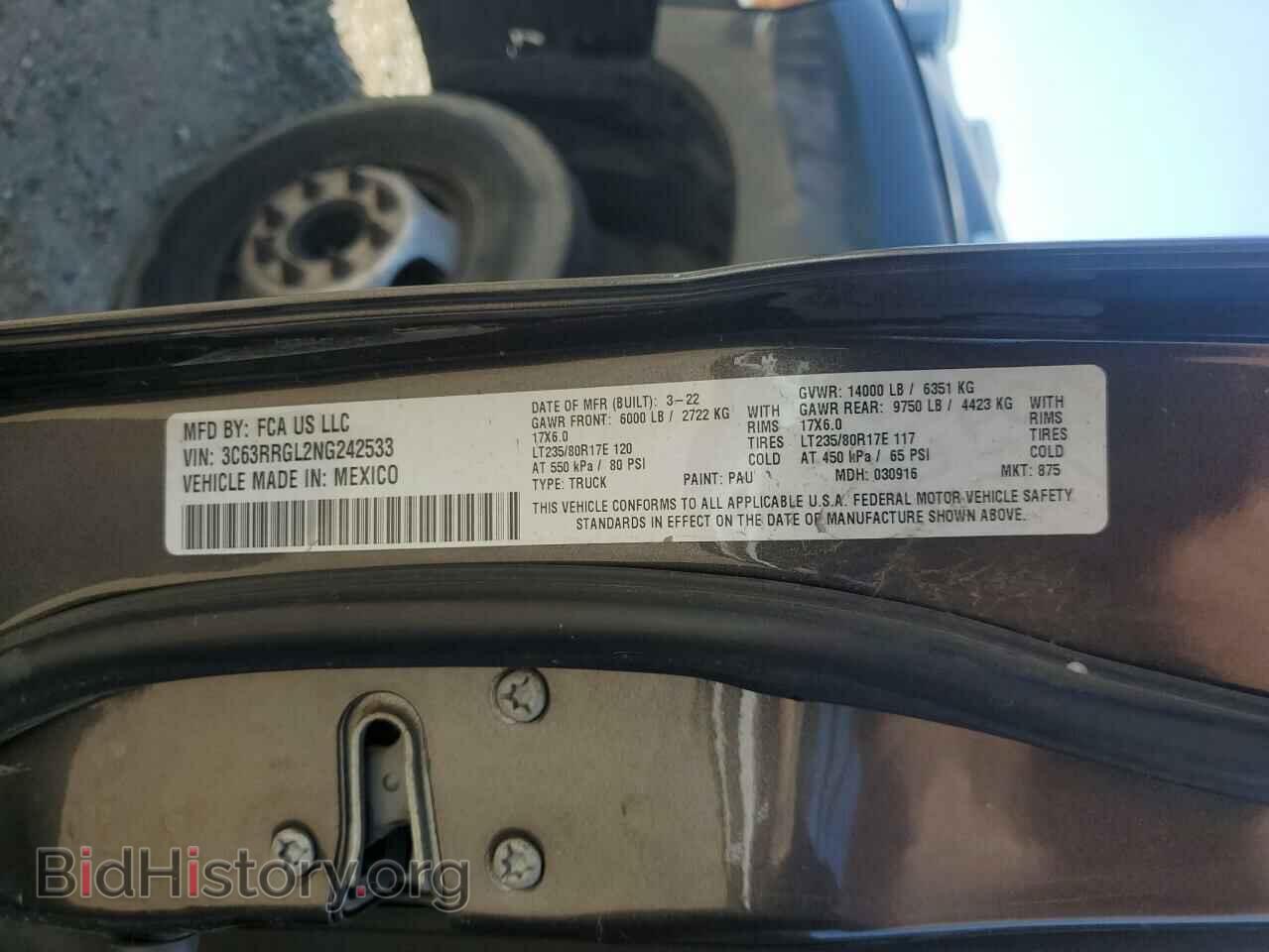 2022 RAM 3500 - VIN: 3C63RRGL2NG242533 - Photo 13