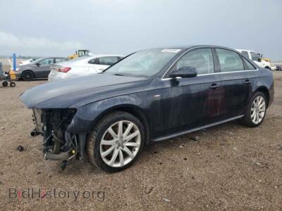 2014 Audi A4 Premium, blue — VIN WAUBFAFL0EN017905, Copart