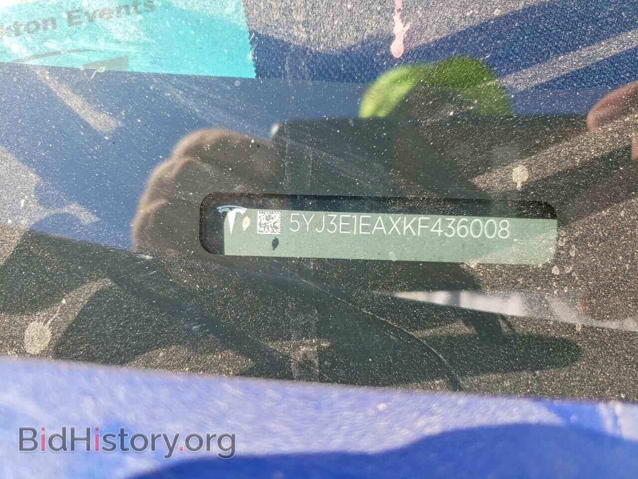 2019 TESLA MODEL 3 - VIN: 5YJ3E1EAXKF436008 - Photo 12