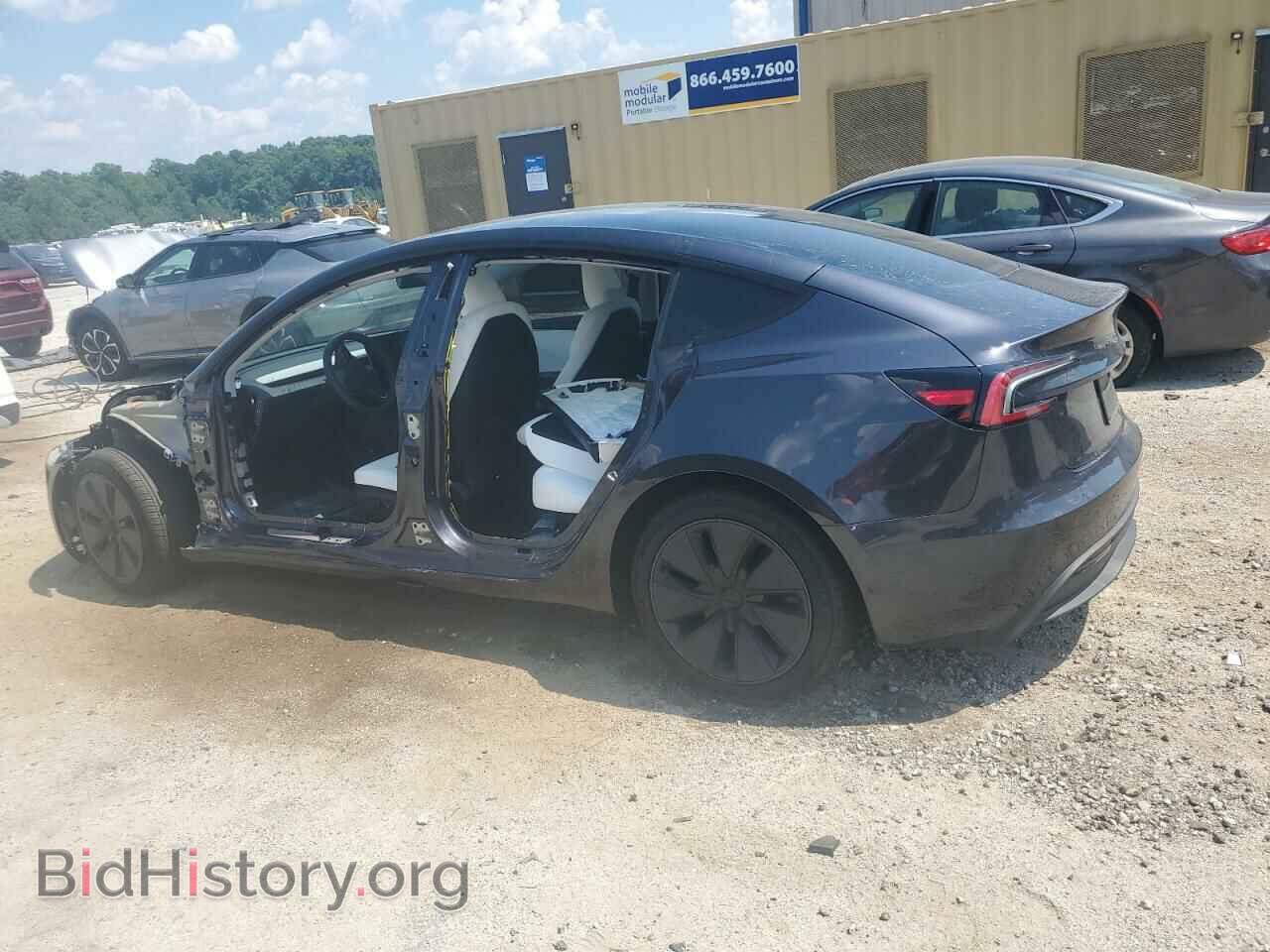 2024 TESLA MODEL 3 - VIN: 5YJ3E1EB5RF760843 - Фото 2