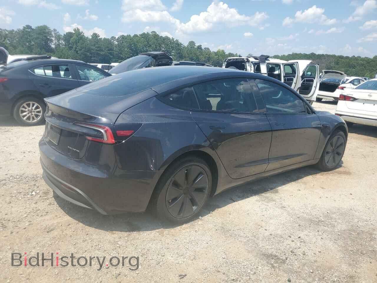 2024 TESLA MODEL 3 - VIN: 5YJ3E1EB5RF760843 - Фото 3