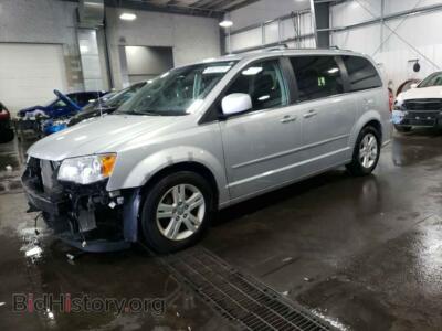 2011 Dodge CARAVAN Grand Cara, серебристый — VIN 2D4RN5DG2BR711420, Copart