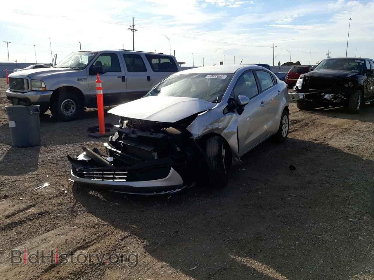 2013 KIA RIO - VIN: KNADM4A38D6277422 - Фото 2