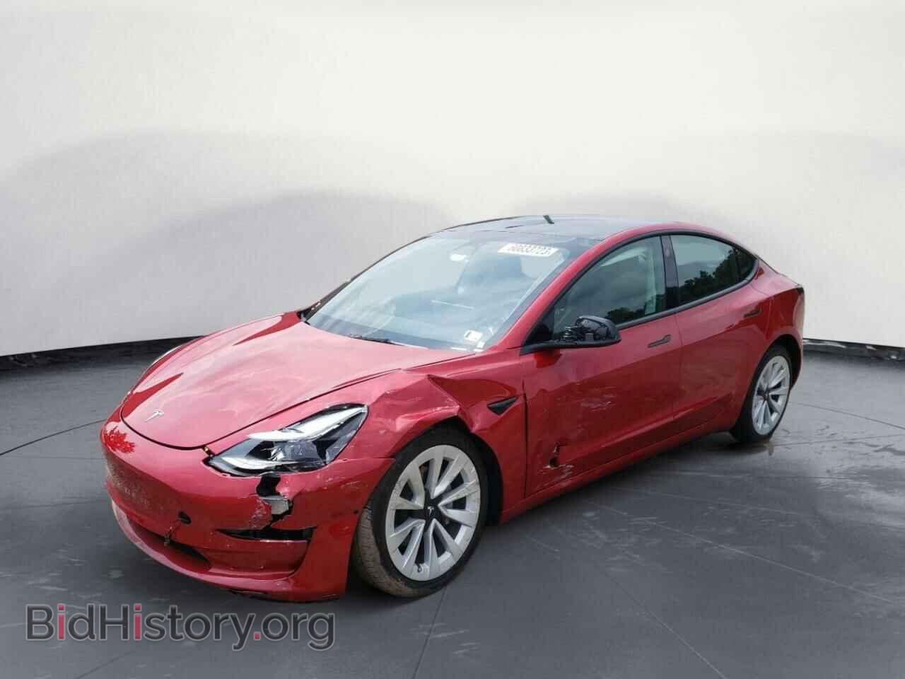 Photo 5YJ3E1EA4NF369474 - TESLA MODEL 3 2022
