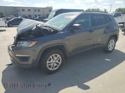 2017 Jeep COMPASS Sport, серый — VIN 3C4NJCAB3HT668510, Copart