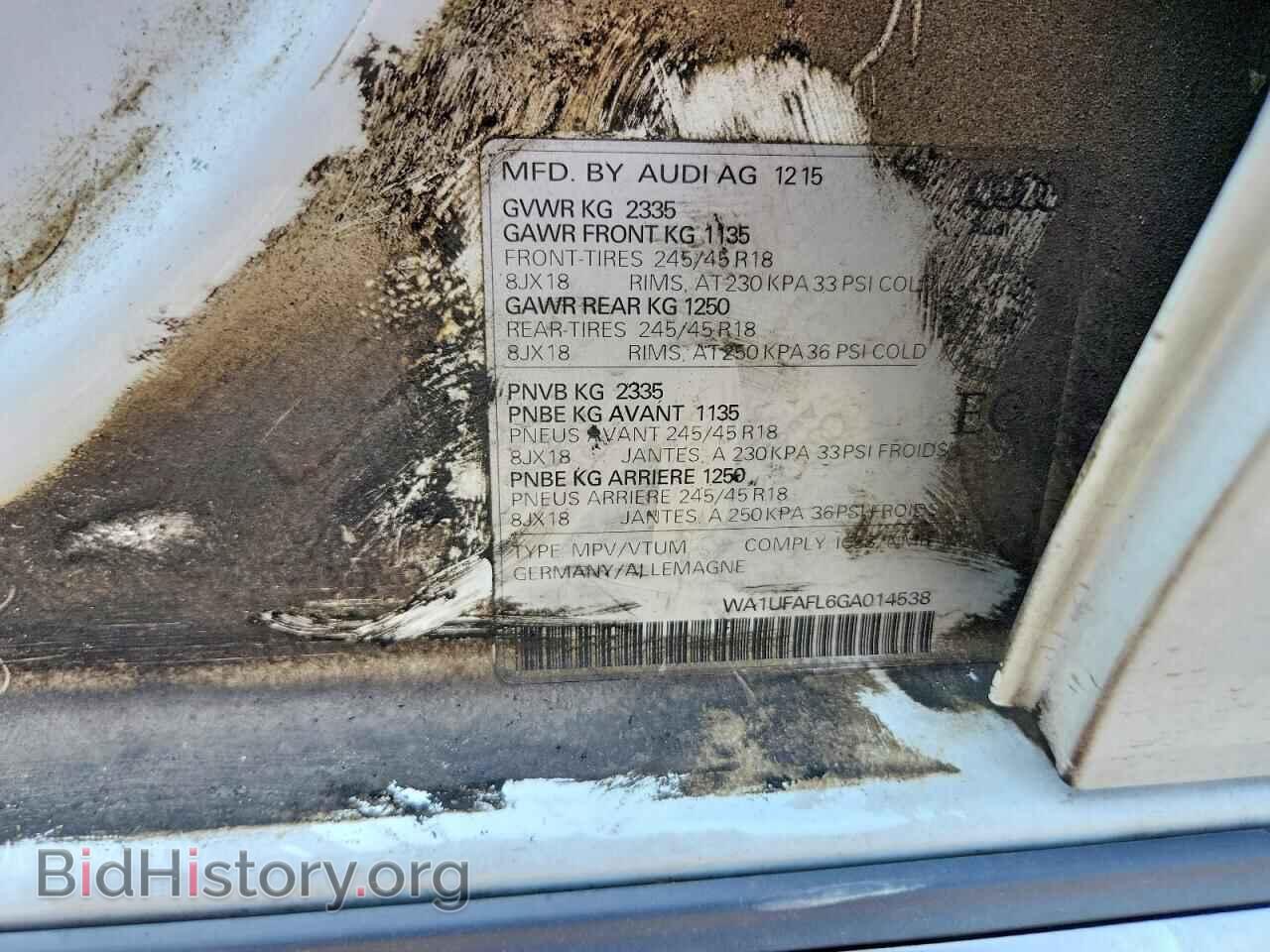 2016 AUDI A4 - VIN: WA1UFAFL6GA014538 - Photo 13