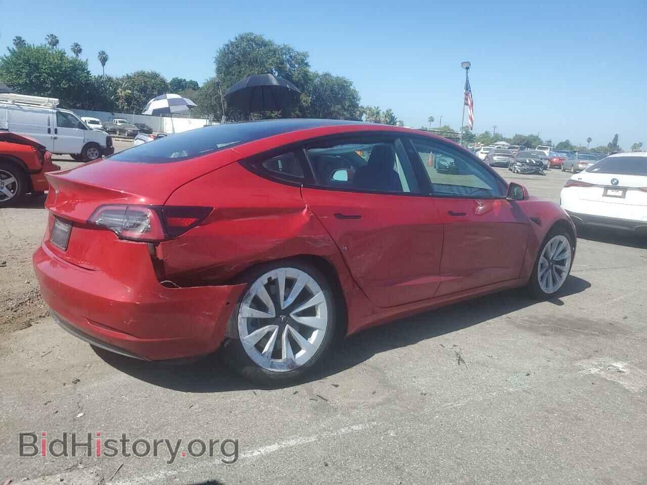 2022 TESLA MODEL 3 - VIN: 5YJ3E1EAXNF304094 - Фото 3