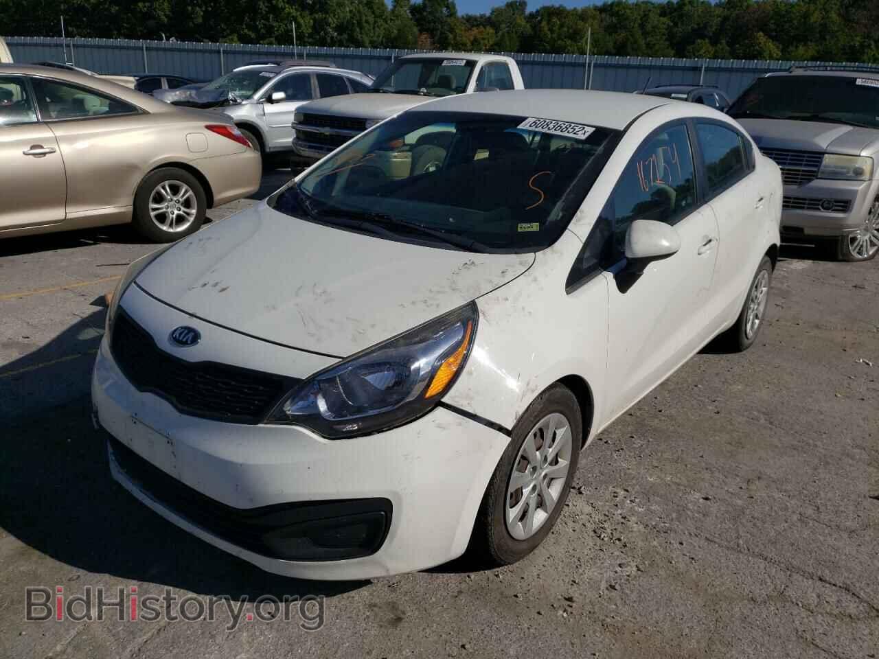 2014 KIA RIO - VIN: KNADM4A32E6393281 - Фото 2