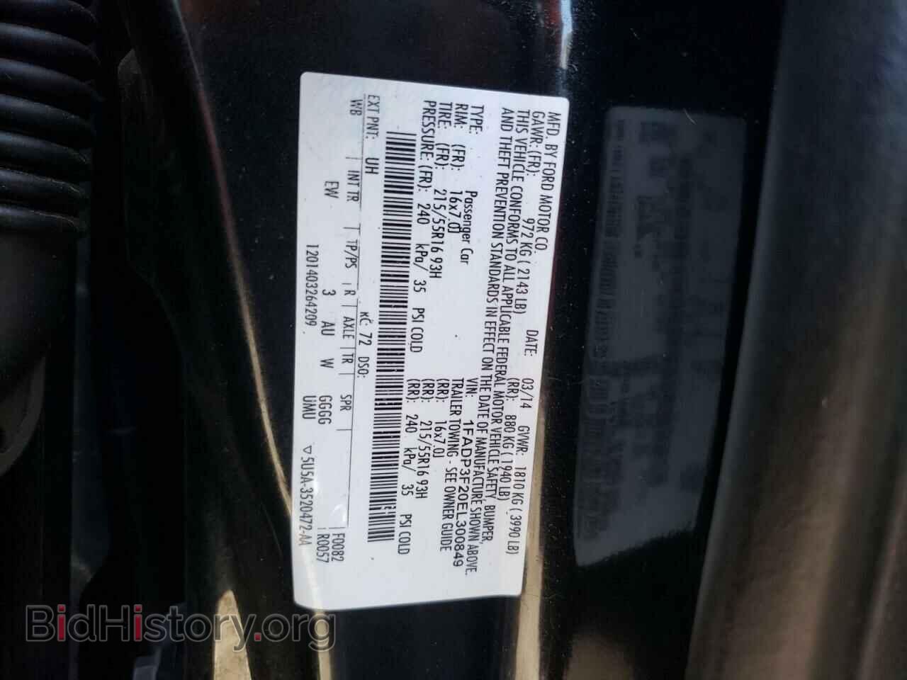 2014 FORD FOCUS - VIN: 1FADP3F20EL300849 - Photo 12