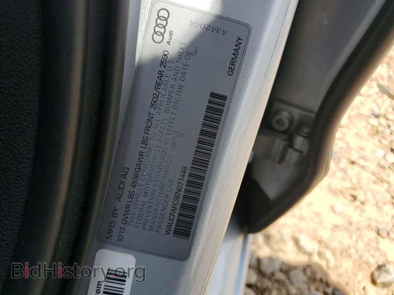 2014 AUDI A6 - VIN: WAUCFAFC9EN071448 - Photo 13